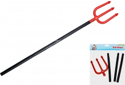 Sammenklappelig plastisk trefork til Halloween og Sankt Nikolaus