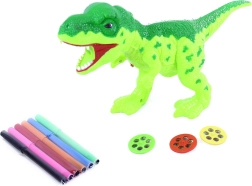 Interaktiv dinosaur projektor