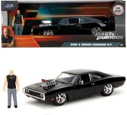 Metalmodel Dodge Charger R/T 1970 1:24 med figur fra Fast & Furious – Jada Toys