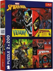 Puslespil 2×200 – dag og nat SPIDER-MAN