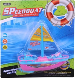 Plastsejlbåd på batterier