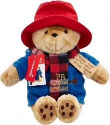 Plysbamse PADDINGTON med tørklæde – stor