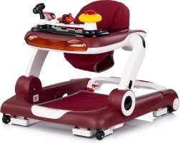 Chipolino interaktiv gåstol Little Explorer 4-i-1, rød