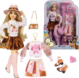 Disney ILY 4Ever modedukke med Bambi-tema og tilbehørssæt 30 cm