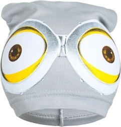 Forårs-børnehue New Baby med Minions-motiv, grå