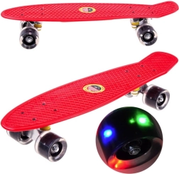 Skateboard Fiszka med LED-hjul