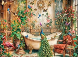 Puslespil påfugl 1000 brikker ANATOLIAN