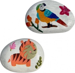 Arto dekoration af sten med serviet­teknik