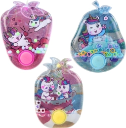 Lommevandspil med enhjørning og farverigt motiv