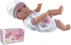 Babydukke lyserød 40 cm