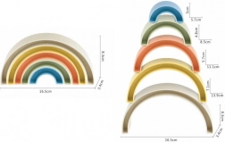 ZIRO Stabelbar regnbue