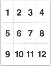 Oxybag sæt med udklippelige tal og tegn