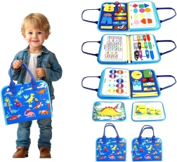 Sensorisk busy-bog dinosaurer 2