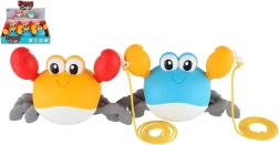 Optrækkelig krabbe legetøj 20x12 cm - tofarvet