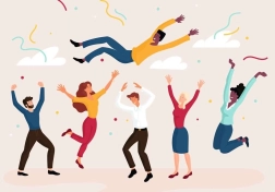 Puzzle Moment: Party People fra Ravensburger, 300 brikker