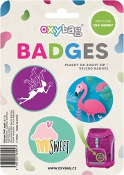Sæt med udskiftelige badges OXY Sherpy Beauty