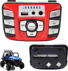 Musikpanel til batteridrevet køretøj