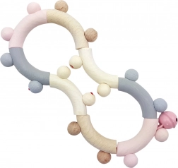 Hess træmotorisk rangle pink