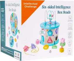 Træ-multiterning læringslegetøj 4-i-1 til børn