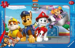 Puslespil Paw Patrol: fire modige beskyttere – 15 brikker