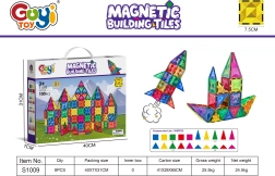 Magnetisk byggesæt med 100 dele