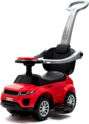 Baby ride-on 3-i-1 med styrestang BABY MIX – rød SUV