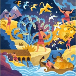 Puslespil 12 Herakles’ opgaver 64 brikker RAVENSBURGER