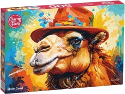 Puzzle CHERRY PAZZI – kamel i hat, 500 brikker