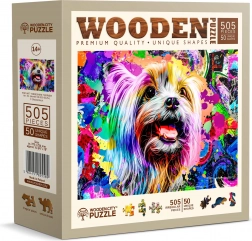 Træ puslespil Pop Art Yorkshire Terrier fra Wooden City