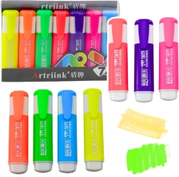 Sæt med neonmarkører 7 stk.