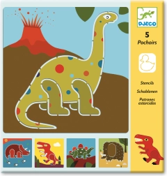 Skabeloner Dinosaurer fra Djeco
