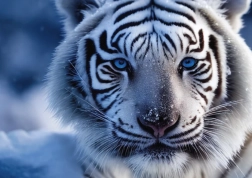 puslespil DINO hvid tiger 1000 brikker