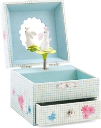 DJECO spilledåsboks med kanin – grøn