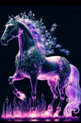 Diamantmaleri Hestens ånd 30x40 cm