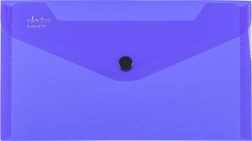 Kuvertmappe med trykknap, mørkeblå