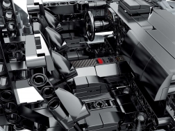 Byggesæt sportsvogn M‑Sports, grå, 1356 klodser