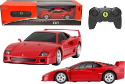 RC bil 1:24 FERRARI F40 rød