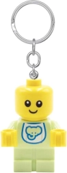 Lego nøglering baby med led-lys