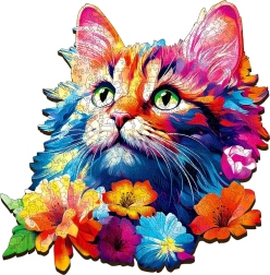 Træpuslespil Kat 500 Brikker