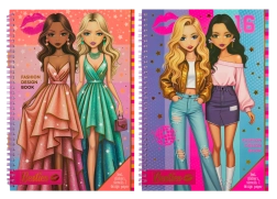 Kreativ notesbog til modedesignere besties