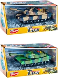 Batteridrevet tank med lyd og lys