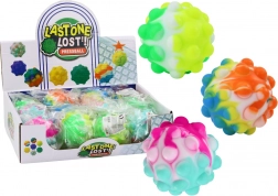 Lysende sensorisk bold med dupper 6 cm