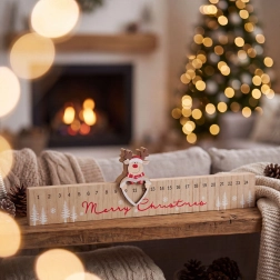 Julekalenderen "Merry Christmas" med rensdyr
