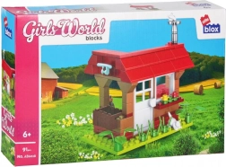 Byggesæt pigehus af klodser, 91 dele
