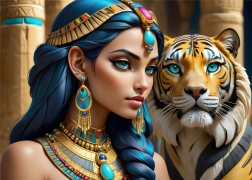 Puslespil Egyptisk venskab 300 brikker BLUEBIRD