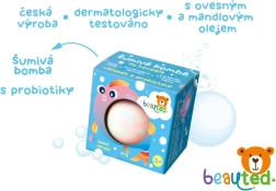 BeauTed brusende badebombe med probiotika 60 g
