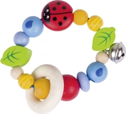 Goki Taktil motorikring Mariehøne med klokke