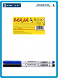 Centropen Sletbar tavle A5 dobbeltsidet med 2 tuscher