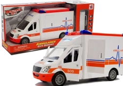 Batteridrevet ambulance med båre Lyd og lys