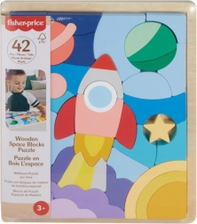 Fisher-Price træpuslespil rum 42 brikker